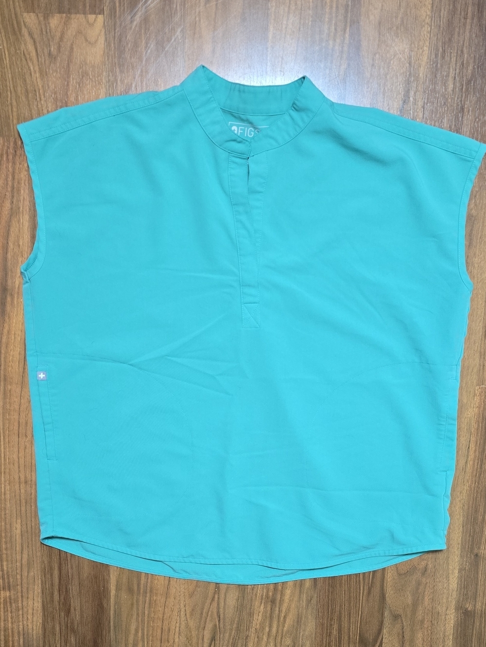 Figs Rafaela Oversized Scrub Top - Surgical Green